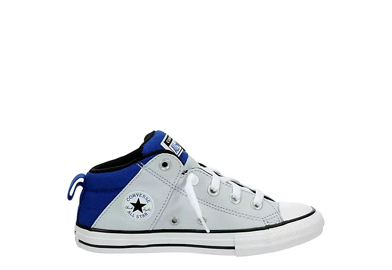 Converse Boys Chuck Taylor All Star Axel Mid Sneaker - Blue 2 Converse Boys Chuck Taylor All Star Axel Mid Sneaker - Blue - Image 2