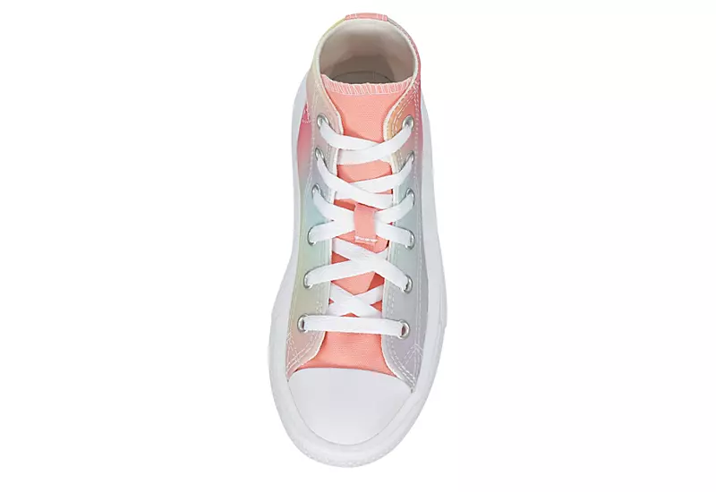 Converse Girls Chuck Taylor All Star Move High Top Sneaker - Pink 6 Converse Girls Chuck Taylor All Star Move High Top Sneaker - Pink - Image 6