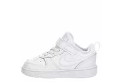 Nike Boys Infant Court Borough 2 Low Top Sneaker - White -Best Shoes Specialty Store US 01 811008 03