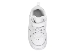 Nike Boys Infant Court Borough 2 Low Top Sneaker - White -Best Shoes Specialty Store US 01 811008 05