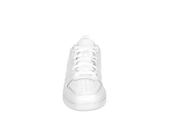 Nike Boys Court Borough 2 Low Top Sneaker - White -Best Shoes Specialty Store US 01 831021 02