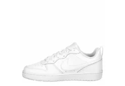 Nike Boys Court Borough 2 Low Top Sneaker - White -Best Shoes Specialty Store US 01 831021 03