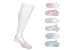 Puma Girls No Show Socks 6 Pairs - White