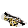 Vans Girls Floral Flutterfly Check Canoodle Liner Socks - White